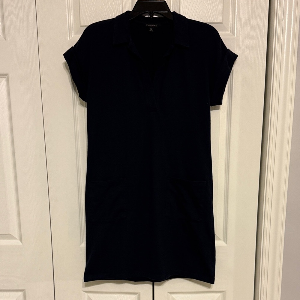 Banana Republic Navy Collared Dress